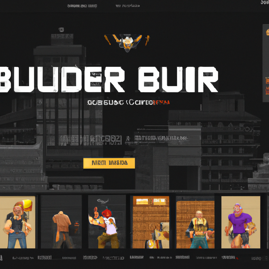 Features preview: builder UI, assets, HUD accents